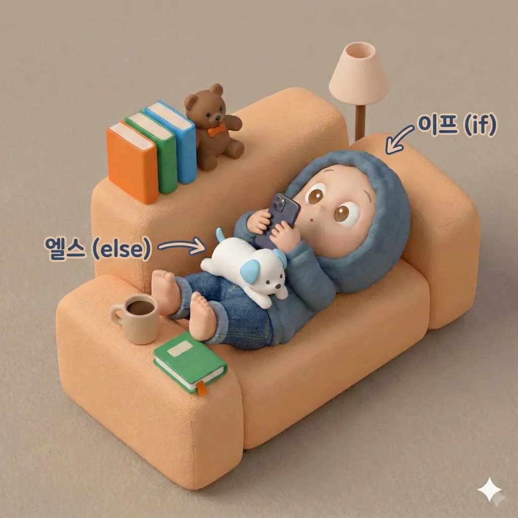 이프와 엘스 - 소파에서 휴식
