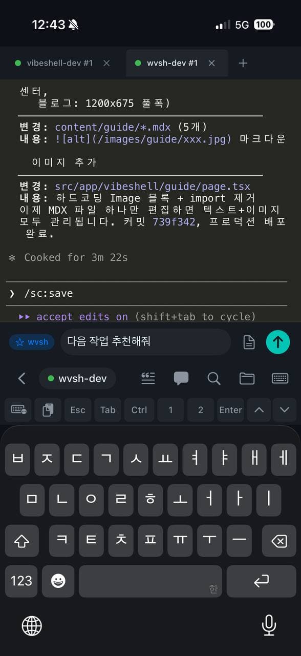 터미널 스크린샷