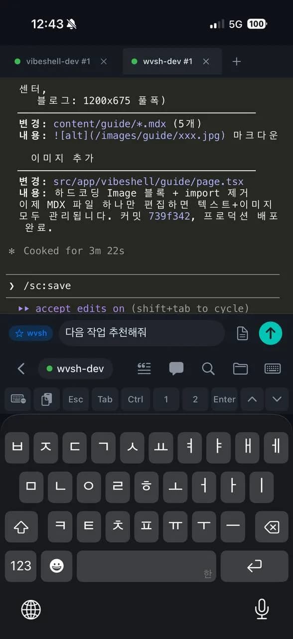 터미널 스크린샷